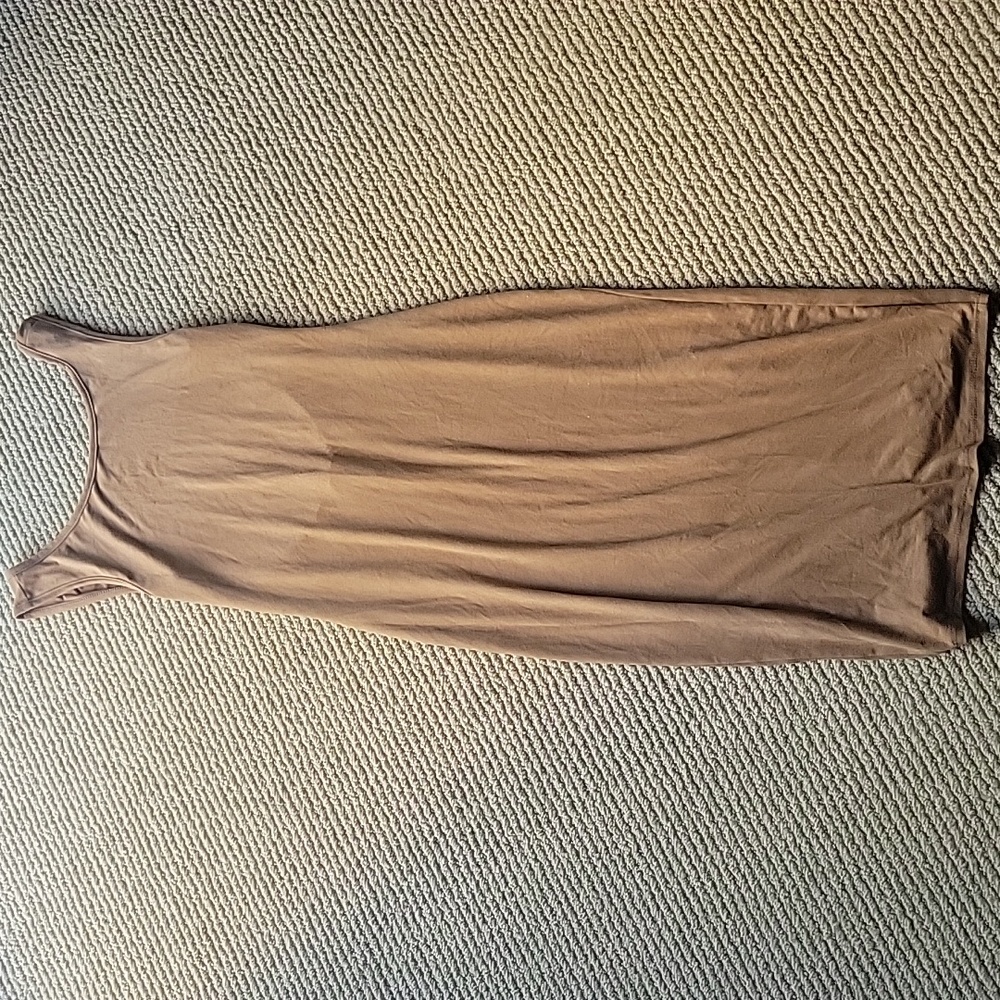 UK2LA Backless Tan Dress